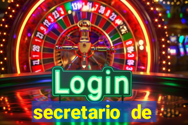 secretario de esporte salario